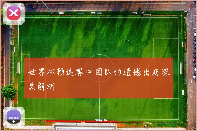 世界杯预选赛中国队的遗憾出局深度解析